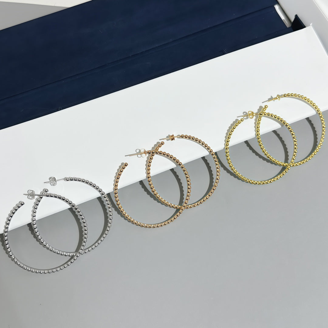 [Marins]SMOOTH BEAD STUD EARRINGS