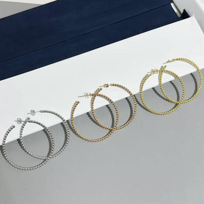[Marins]SMOOTH BEAD STUD EARRINGS