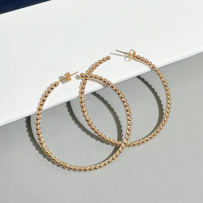 [Marins]SMOOTH BEAD STUD EARRINGS