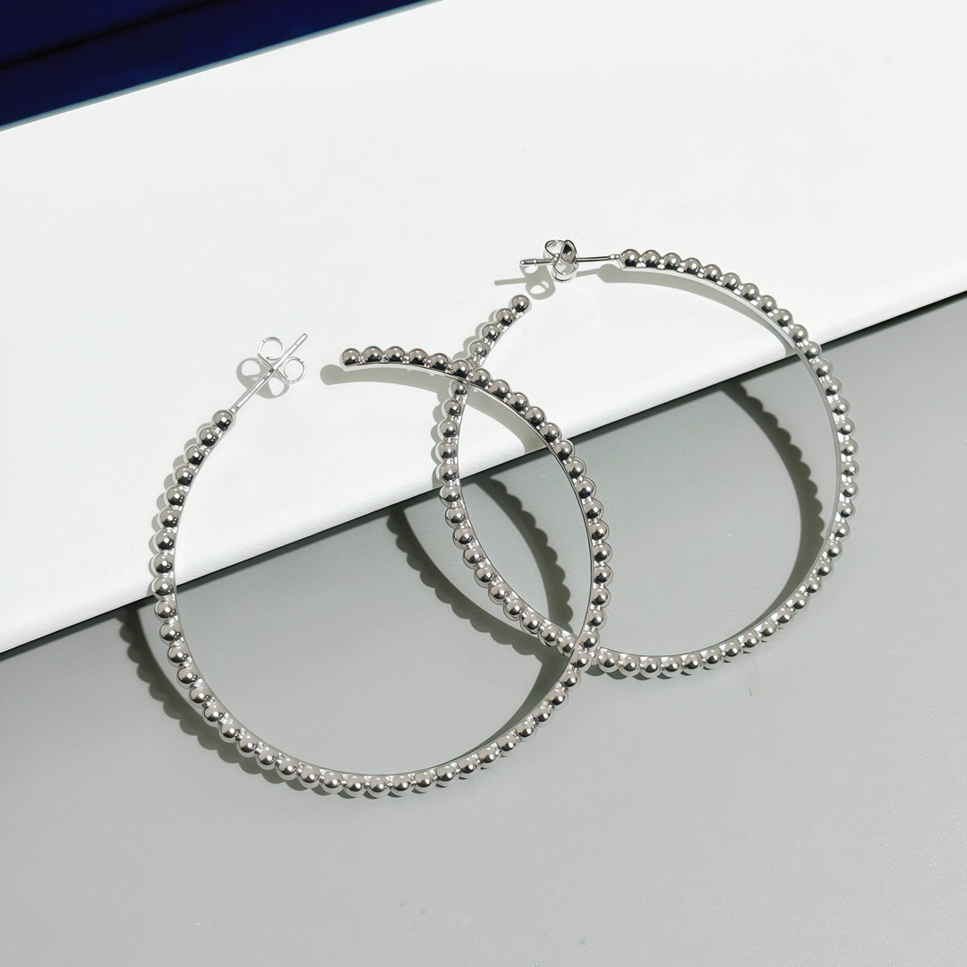[Marins]SMOOTH BEAD STUD EARRINGS