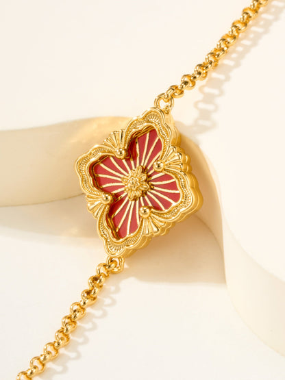 [Marins]B.C.L ENAMELED One-Flower Bracelet£¨Various Colors)