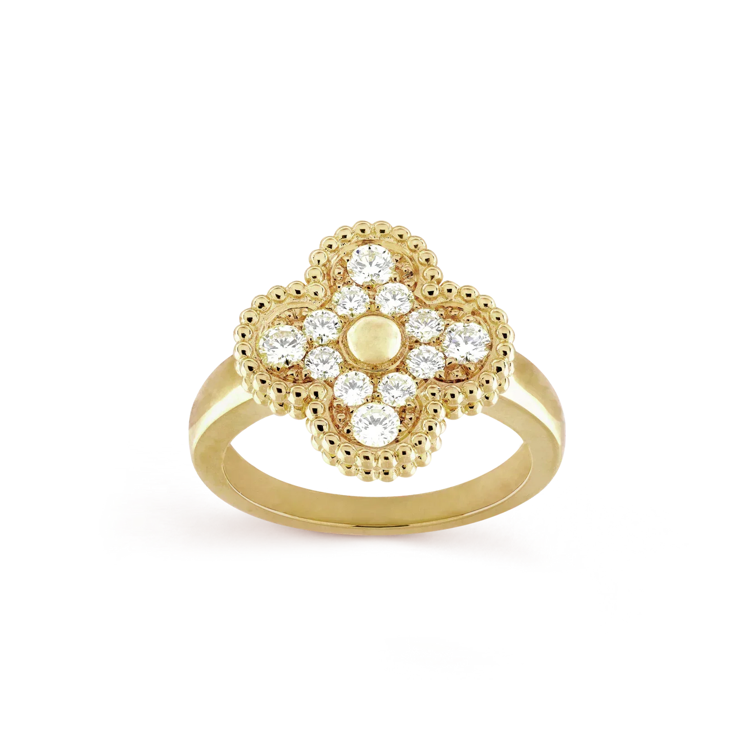[Marins]CLOVER DIAMOND RING