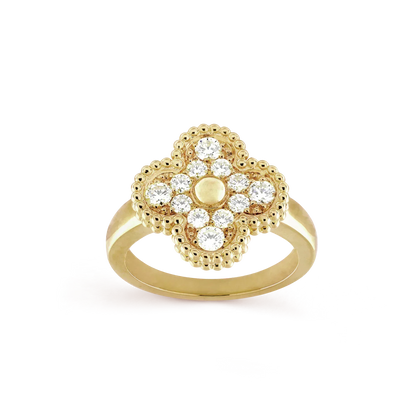 [Marins]CLOVER DIAMOND RING