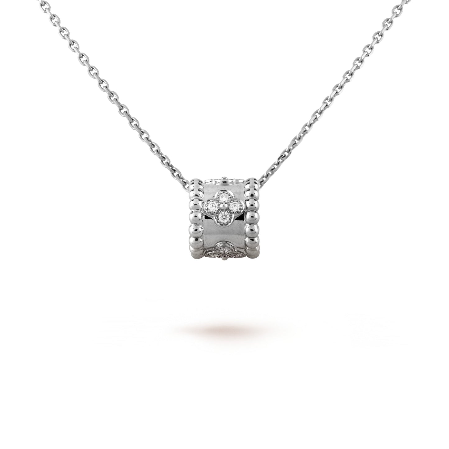 [Marins]PERLEE PEDANT SIVLER DIAMOND NECKLACE