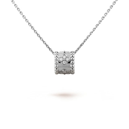 [Marins]PERLEE PEDANT SIVLER DIAMOND NECKLACE