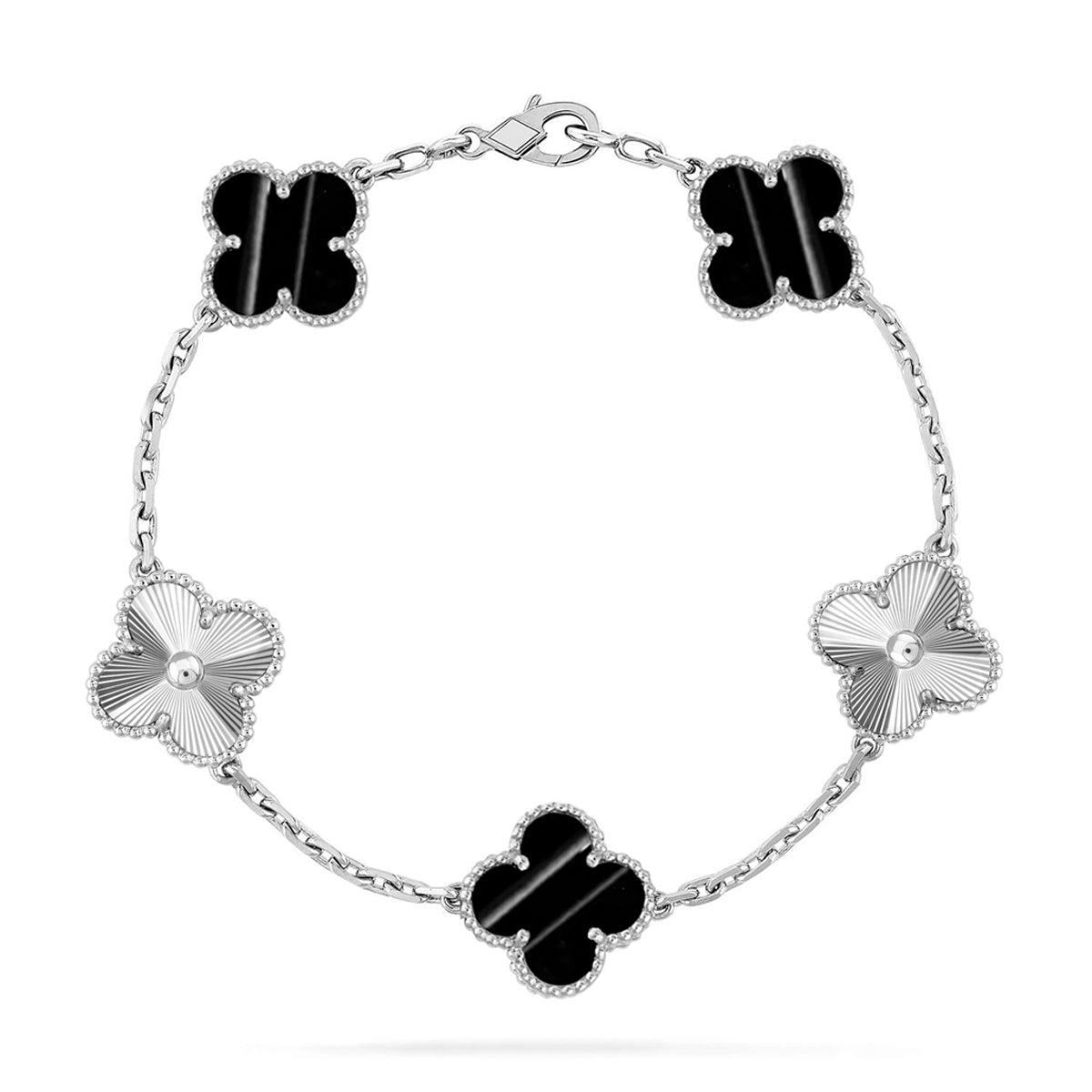 [Marin-Jewelry] CLOVER 5 MOTIF PULSAR STONE BRACELET COLLECTION