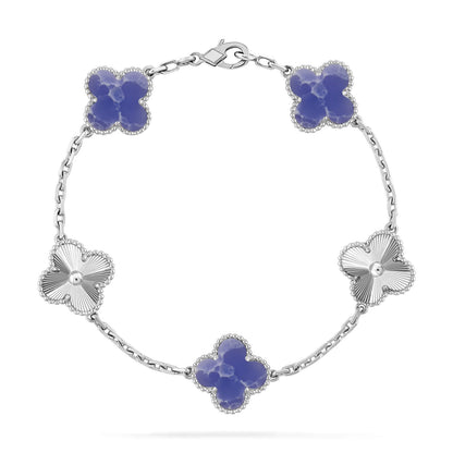 [Marins]CLOVER 5 MOTIF BLUE VEINS BRACELET COLLECTION