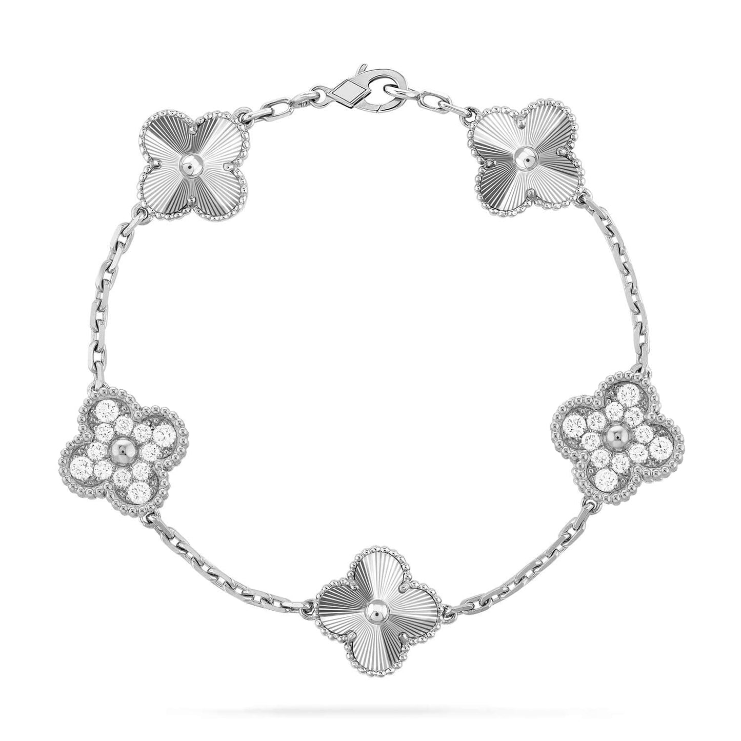 [Marins] CLOVER 5 MOTIF LASER BRACELET COLLECTION