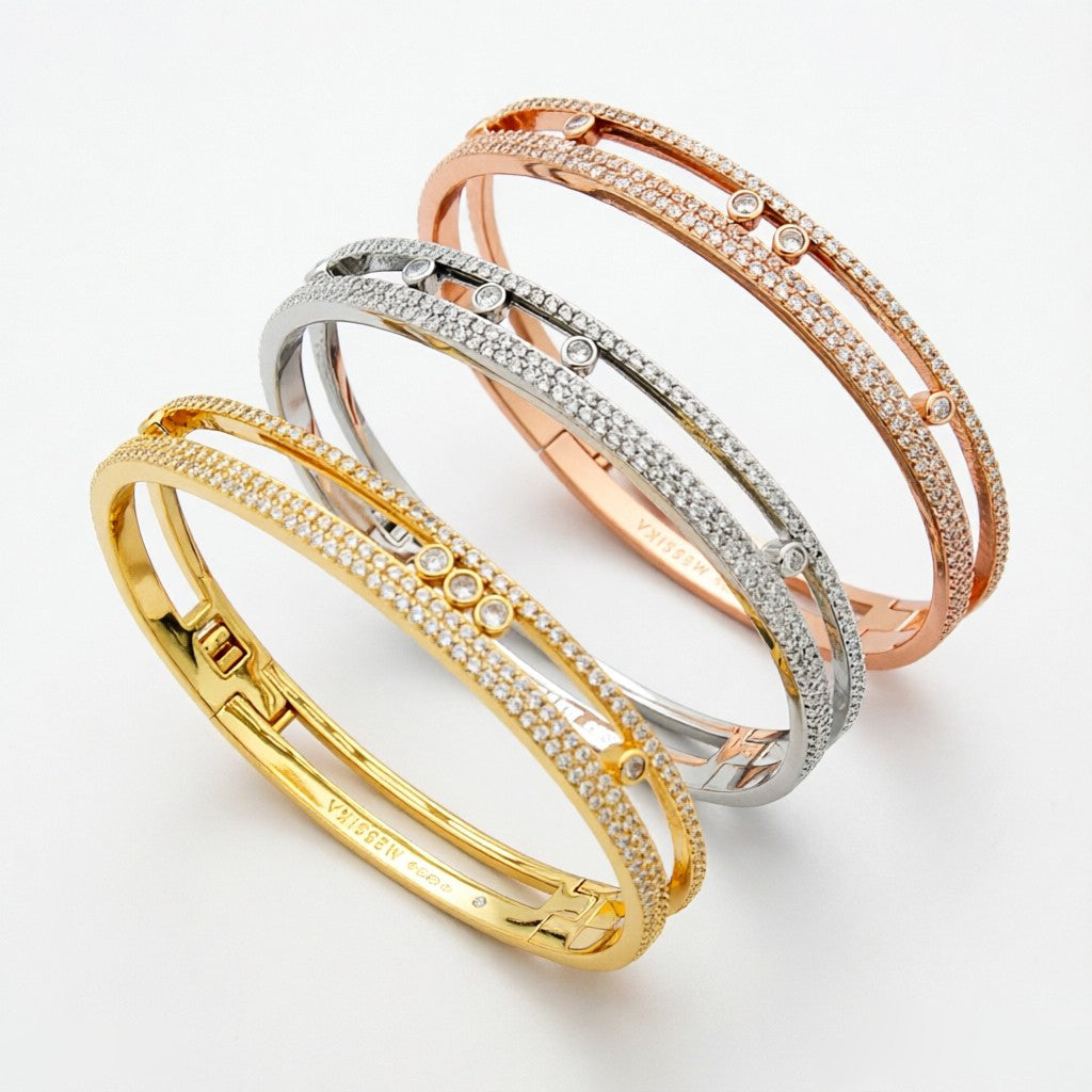 [Marins]Move Romane pavé bangle