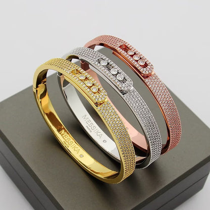 [Marins]Move Noa Full Pavé Diamond Bangle Bracelet