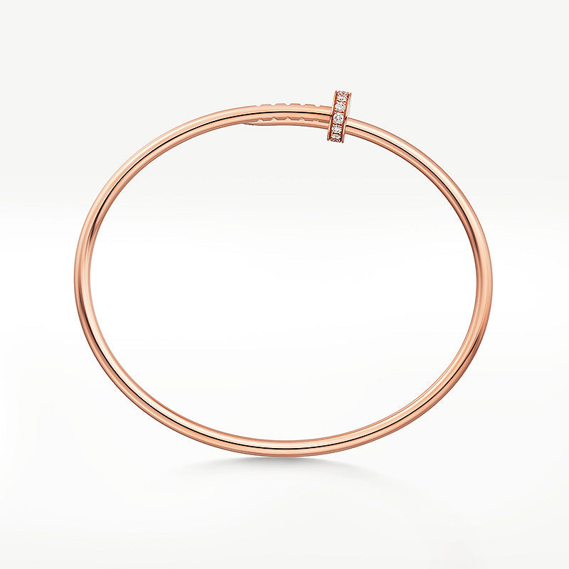 [Marin-Jewelry]JUSTE BRACELET 2.5MM DIAMONDS