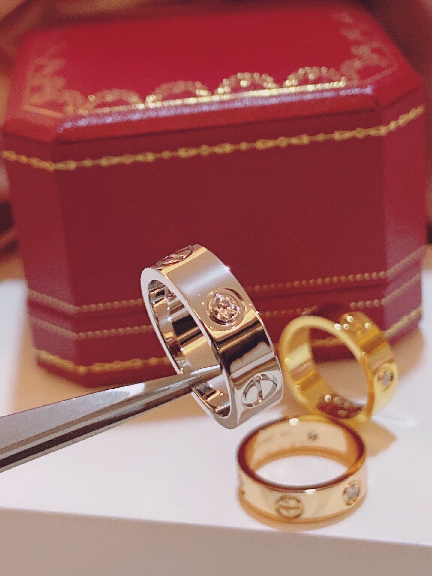 [Marins]Three-Diamond Ring
