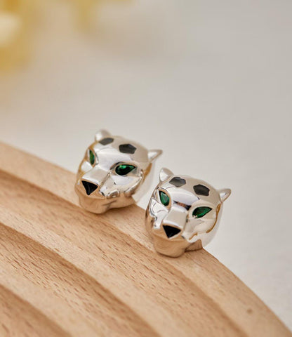 [?Marins]CHRRTAH-PRINT STUD EARRINGS, THREE COLORS