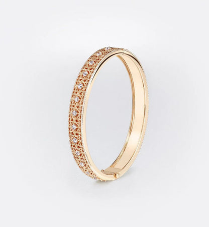 [?Marins]2026 WOVEN-PATTERN BRACELET SET WITH FULL DIAMOND INLAY THREE-COLORS
