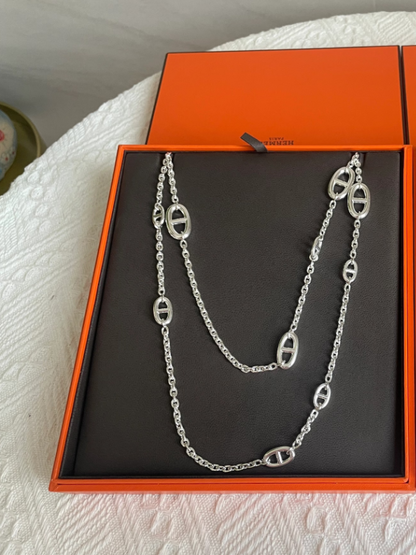 [Marins]Classic Silver Sweater Chain