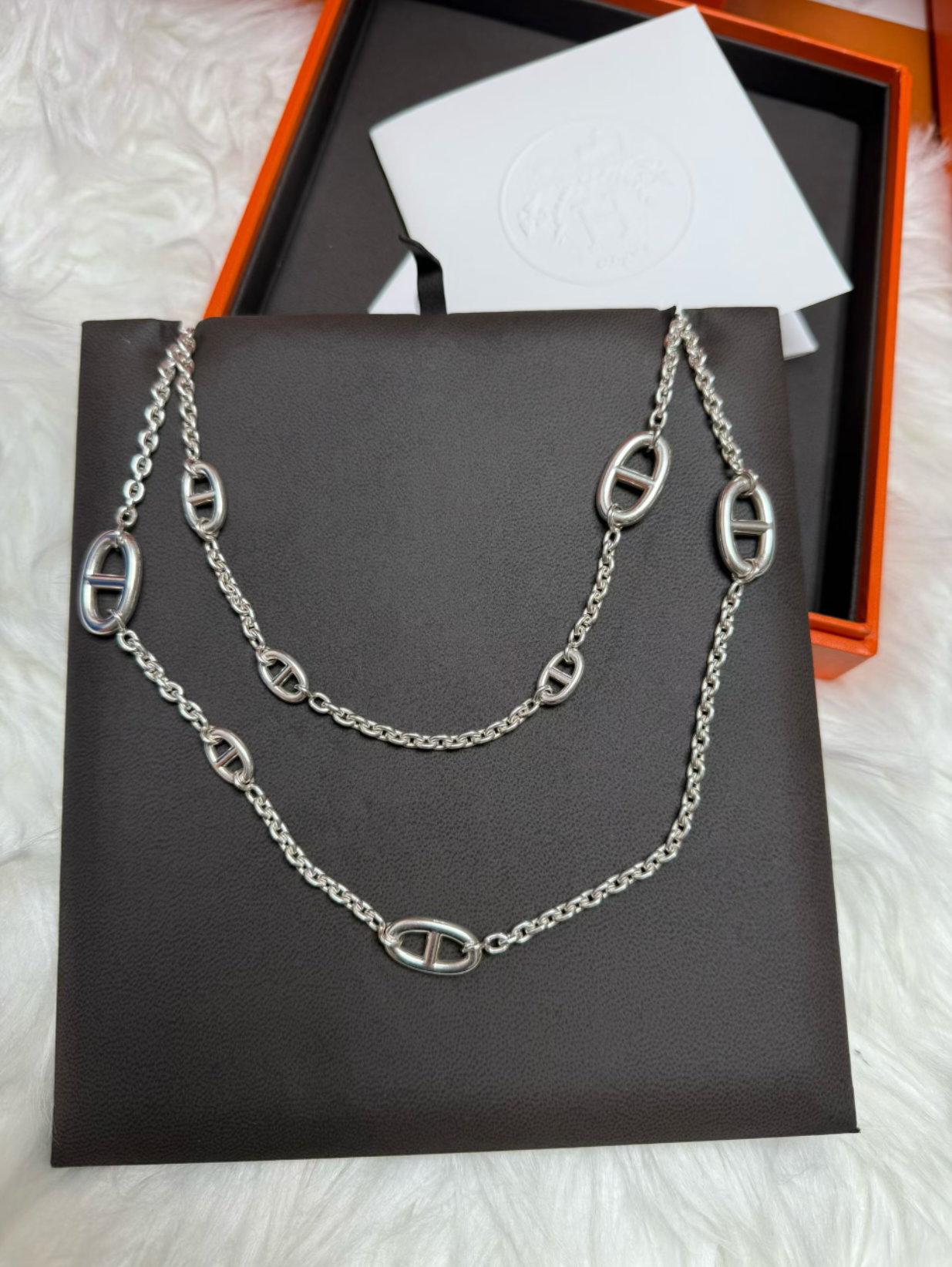 [Marins]Classic Silver Sweater Chain
