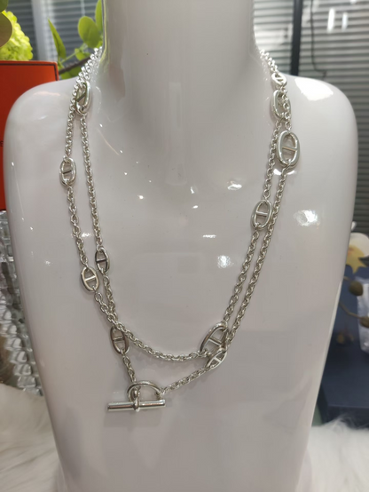 [Marins]Classic Silver Sweater Chain