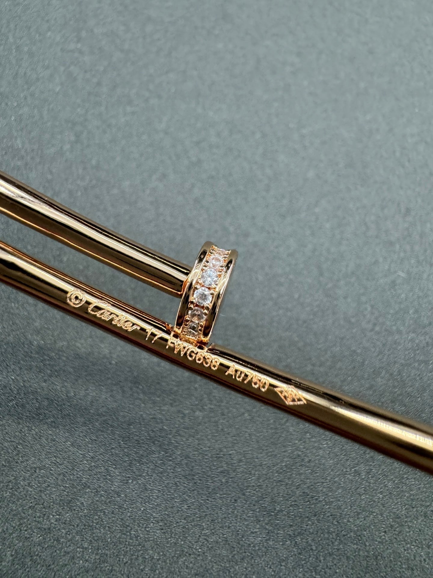 [Marins]JUSTE BRACELET 2.5MM  DIAMONDS2