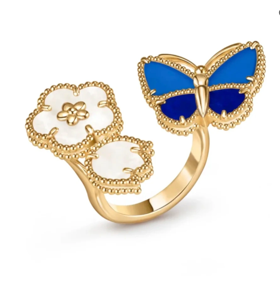 [Marins]NEW TWIN BUTTERFLY LUCKY RING