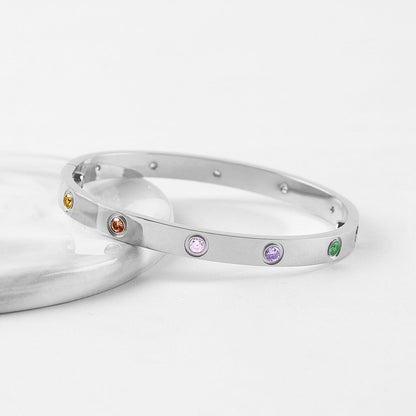 [Marins]2026 NEW 6.1MM COLORED GEMSTONE BRACELET