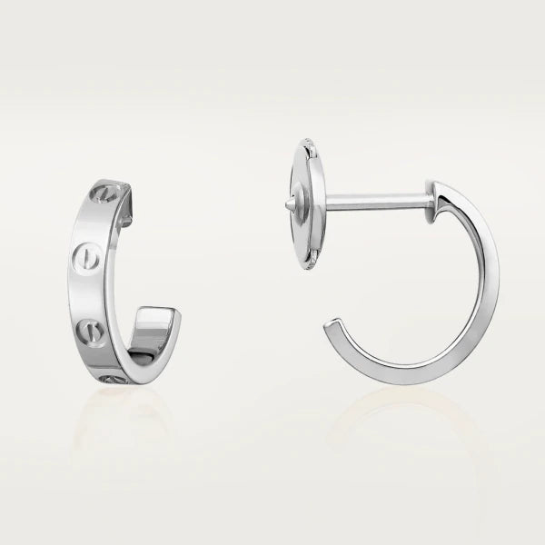 [Marins]LOVE EARRINGS 2.65MM SILVER