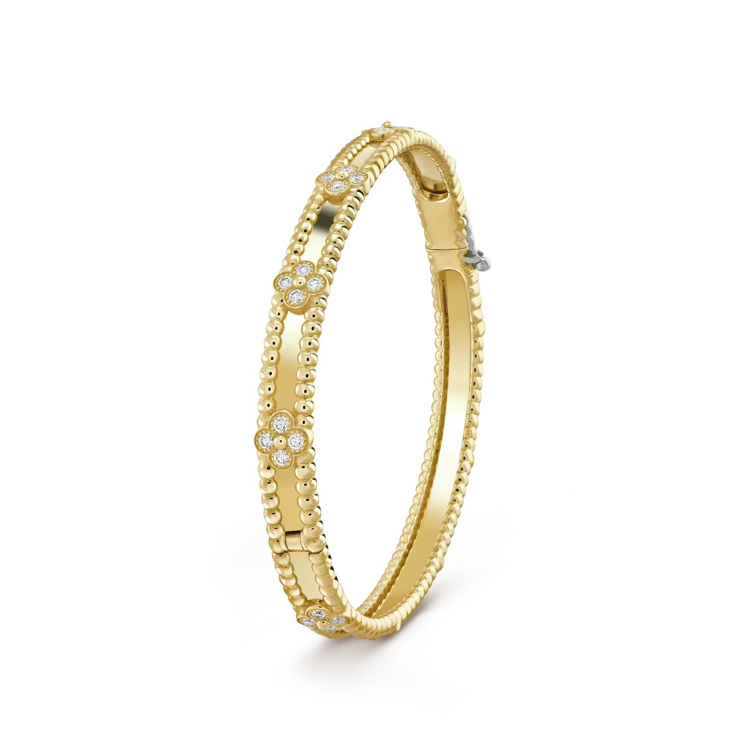 [Marins]CLOVER BRACELET 4MM DIAMONDS