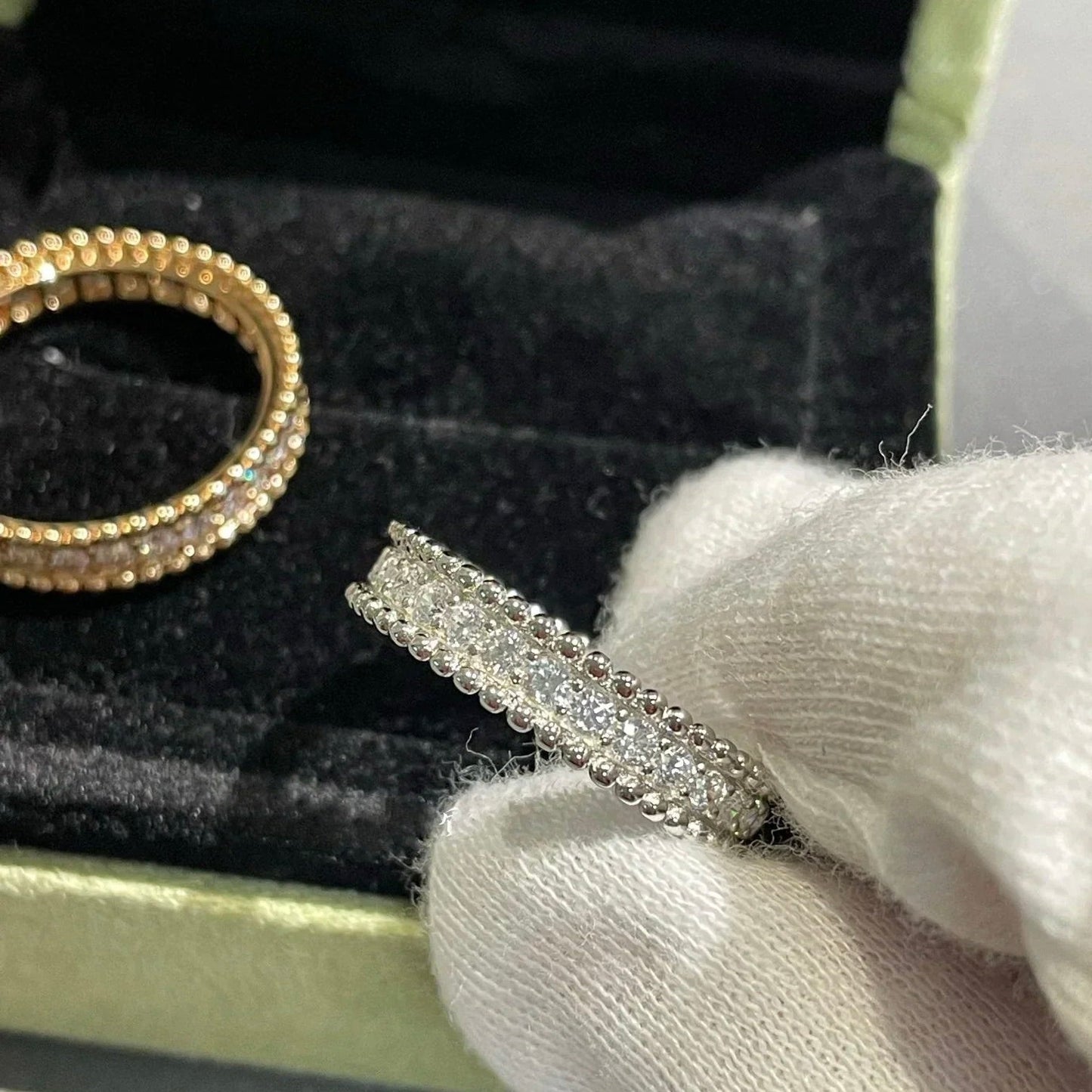 [Marins]PERLEE DIAMOND SILVER RING