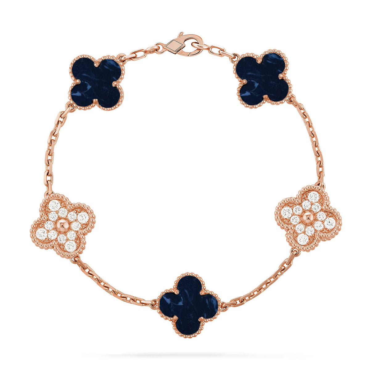[Marins]CLOVER 5 MOTIF PIETERSITE BRACELET COLLECTION