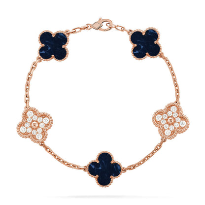 [Marins]CLOVER 5 MOTIF PIETERSITE BRACELET COLLECTION