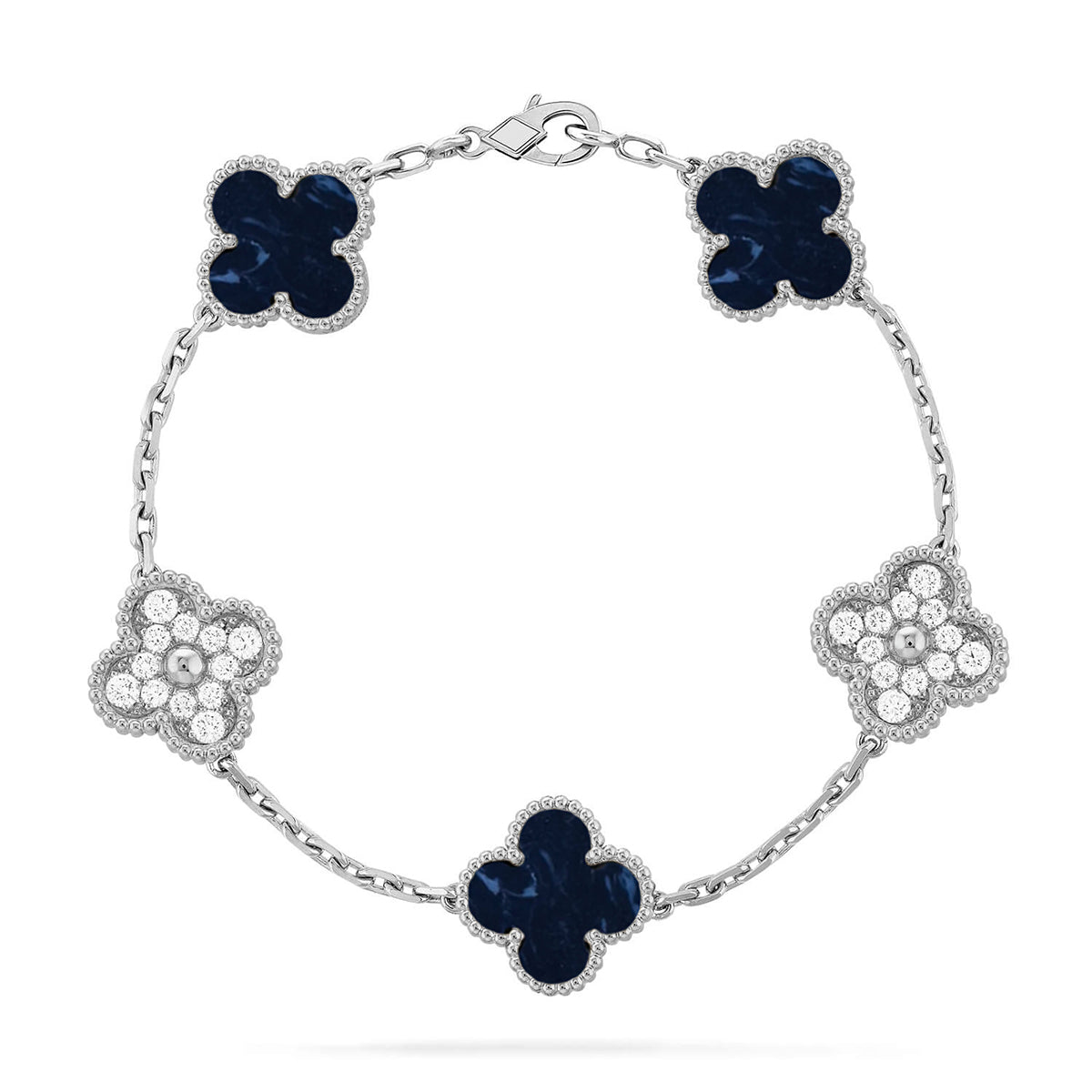 [Marins]CLOVER 5 MOTIF PIETERSITE BRACELET COLLECTION