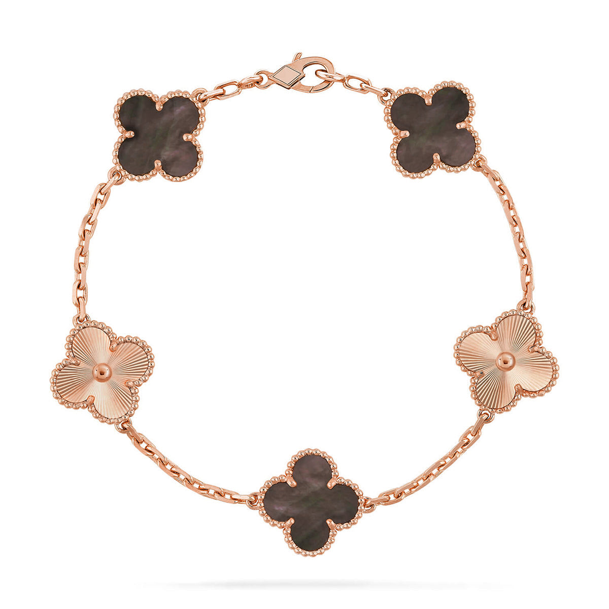 [Marins] CLOVER 5 MOTIF GRAY MOP BRACELET COLLECTION