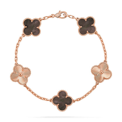 [Marins] CLOVER 5 MOTIF GRAY MOP BRACELET COLLECTION