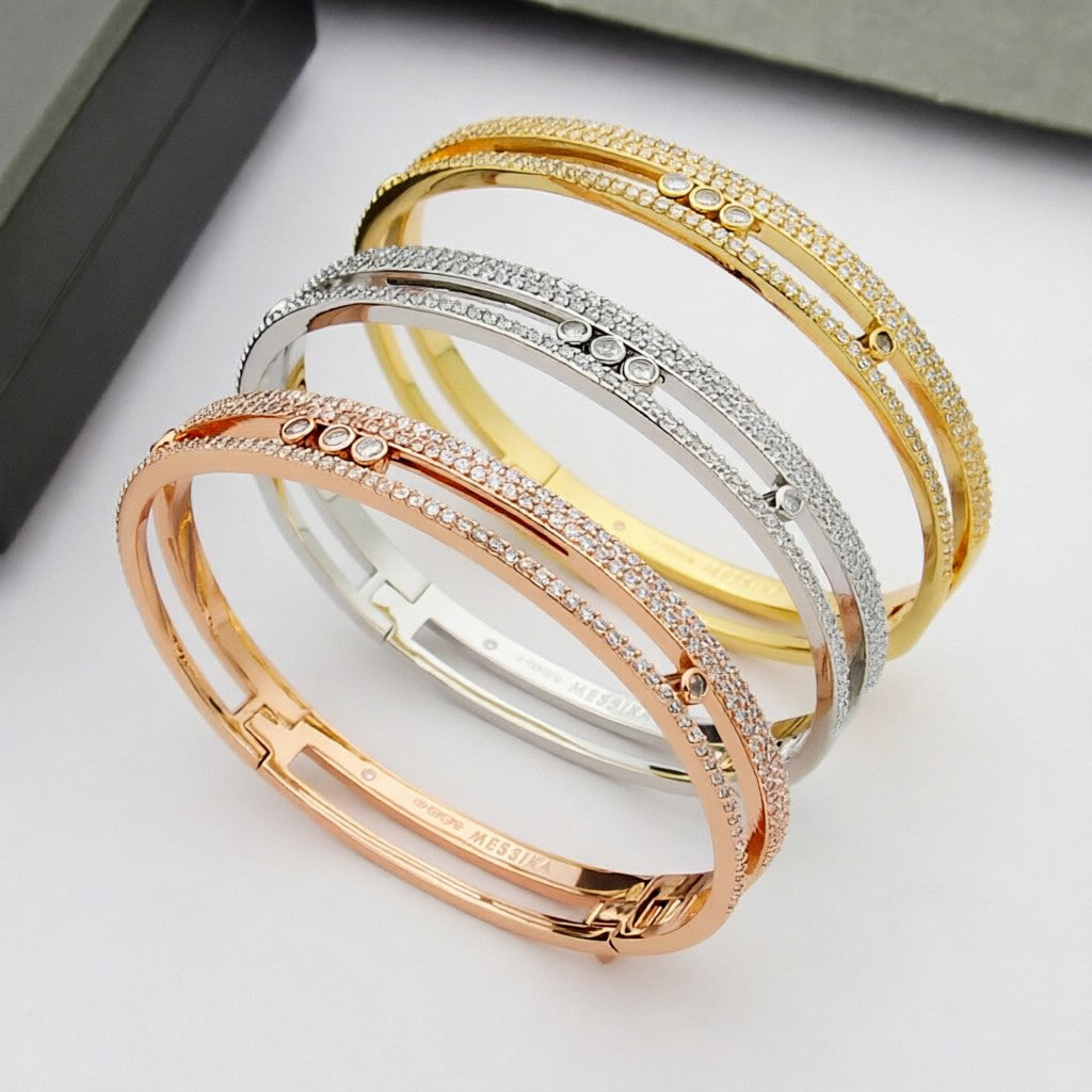 [Marins]Move Romane pavé bangle