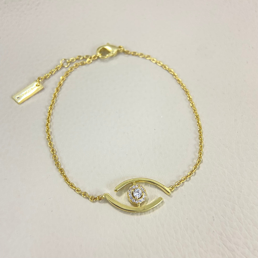 [Marins]Demo Eye Pave-Set Diamond Bracelet
