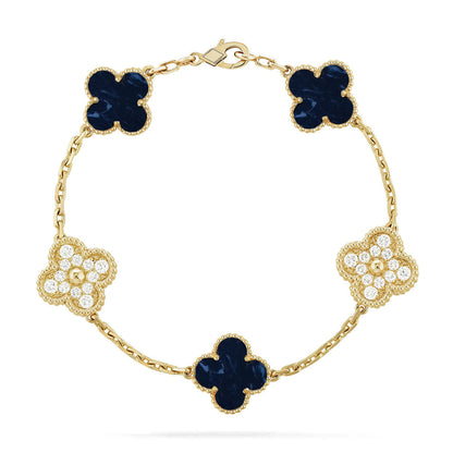 [Marins]CLOVER 5 MOTIF PIETERSITE BRACELET COLLECTION