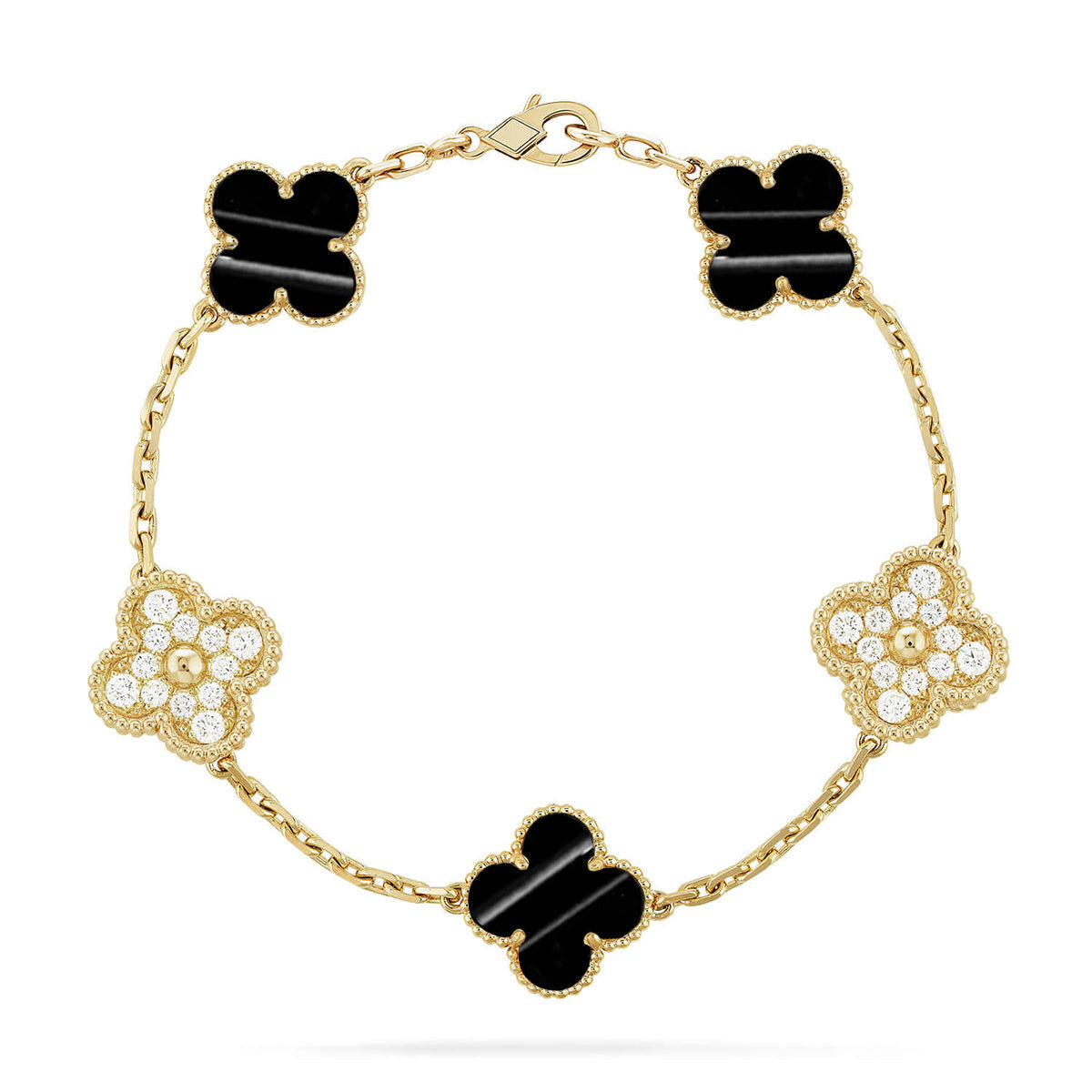 [Marins] CLOVER 5 MOTIF PULSAR STONE BRACELET COLLECTION