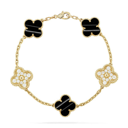 [Marins] CLOVER 5 MOTIF PULSAR STONE BRACELET COLLECTION