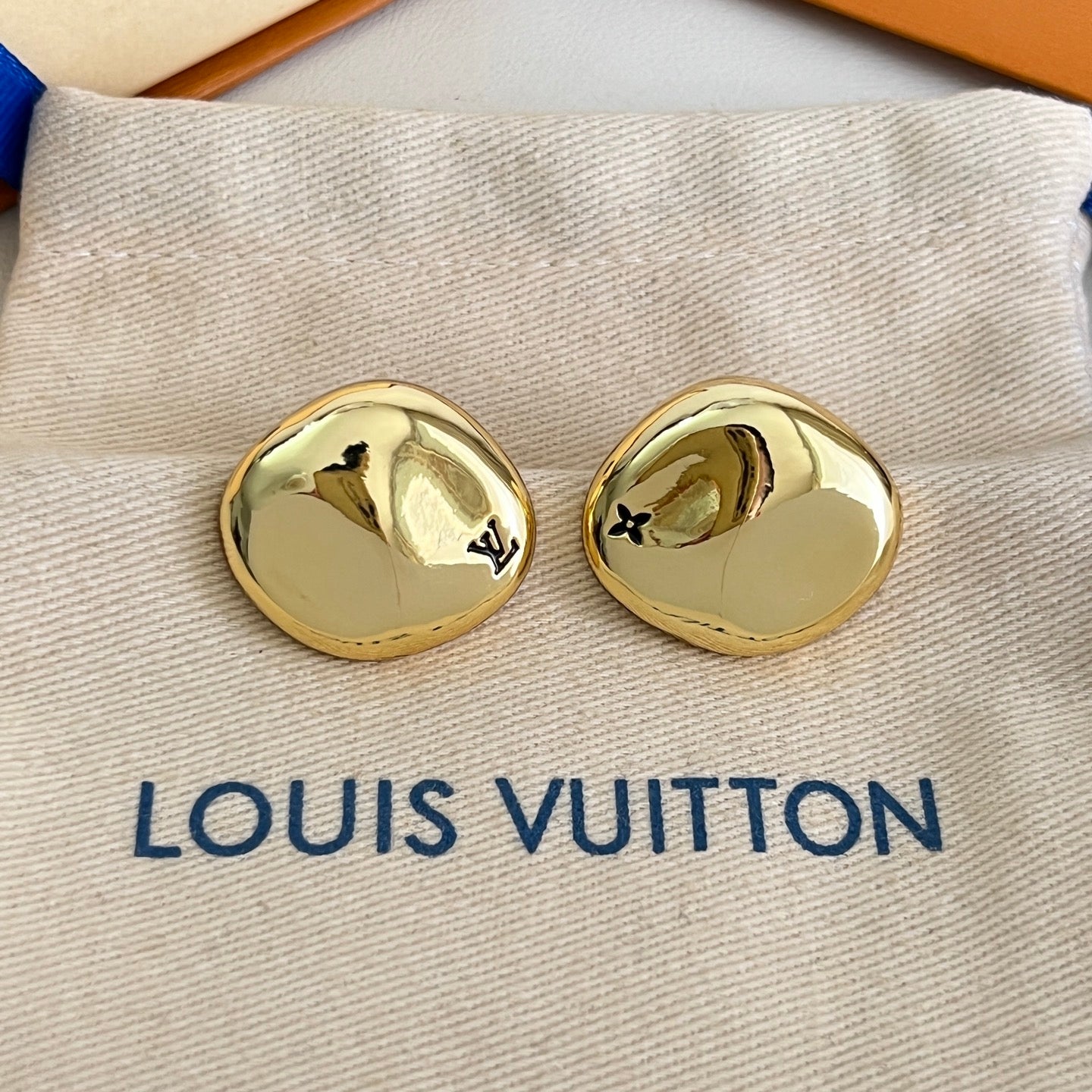 [Marins]Gold Paris Stud Earrings