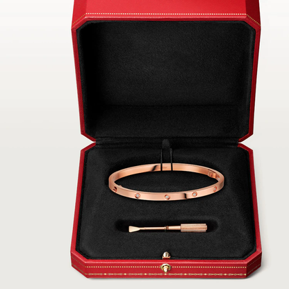[Marin-Jewelry]LOVE BRACELET 3.65MM 10 DIAMONDS