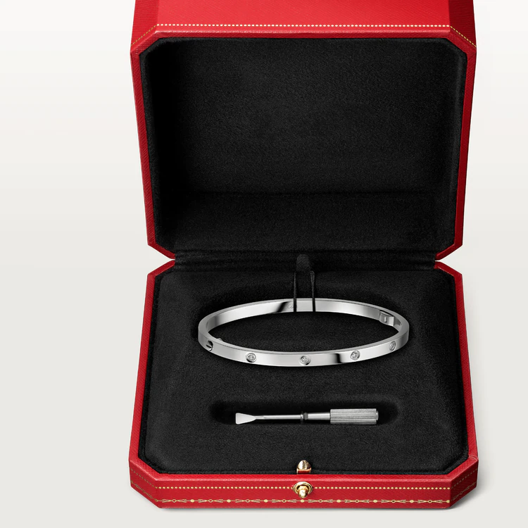 [Marin-Jewelry]LOVE BRACELET 3.65MM 10 DIAMONDS