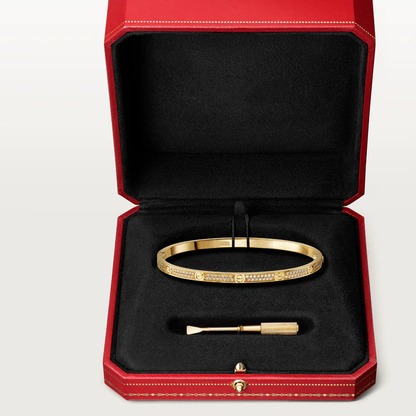 [Marin-Jewelry]LOVE BRACELET 3.65MM DIAMOND-PAVED