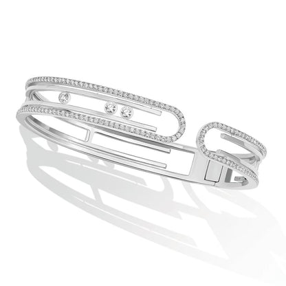 [Marins]MOVE 10TH PAVED DIAMOND BRACELET