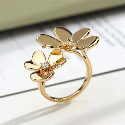 [Marins]CLOVER COMOS GOLD DIAMOND RING