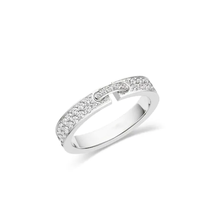 [Marins]ALLIANCE LIENS VIDENCE PAVED DIAMOND 4MM RING