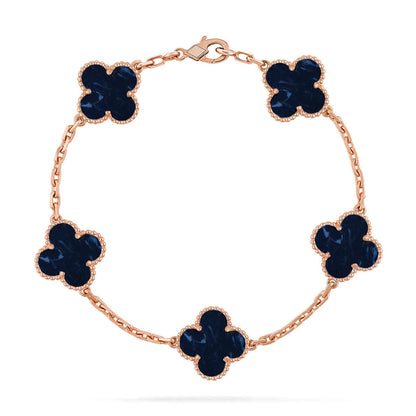 [Marins]CLOVER 5 MOTIF PIETERSITE BRACELET COLLECTION
