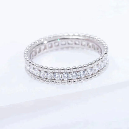 [Marins]PERLEE DIAMOND SILVER RING