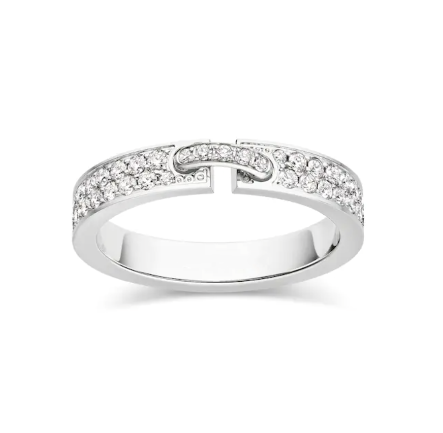 [Marins]ALLIANCE LIENS VIDENCE PAVED DIAMOND 4MM RING