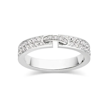 [Marins]ALLIANCE LIENS VIDENCE PAVED DIAMOND 4MM RING