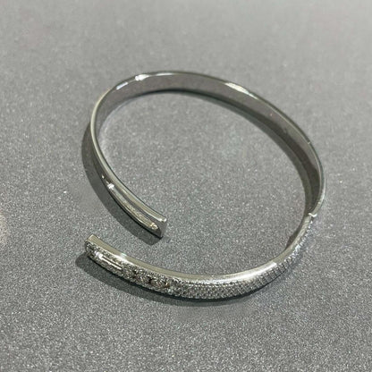 [Marins]Move Noa Rose Gold Pavé Diamond Bangle Bracelet