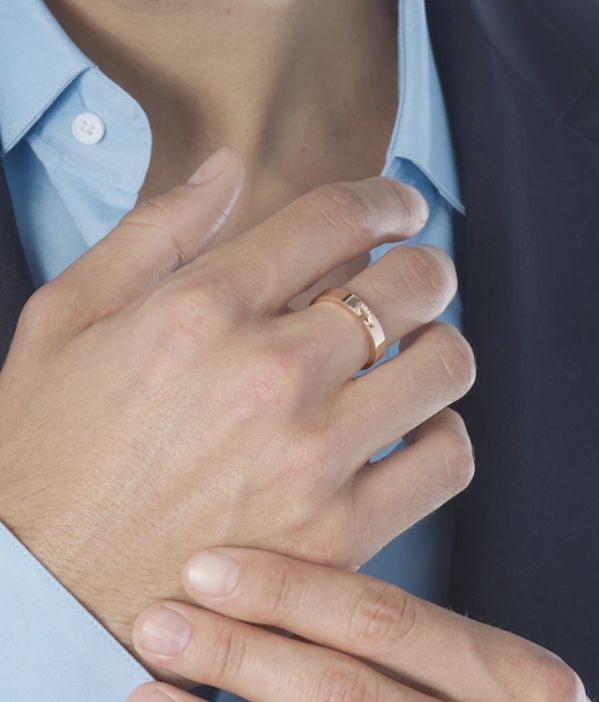 [Marins]ALLIANCE LIENS VIDENCE DIAMOND 4MM RING